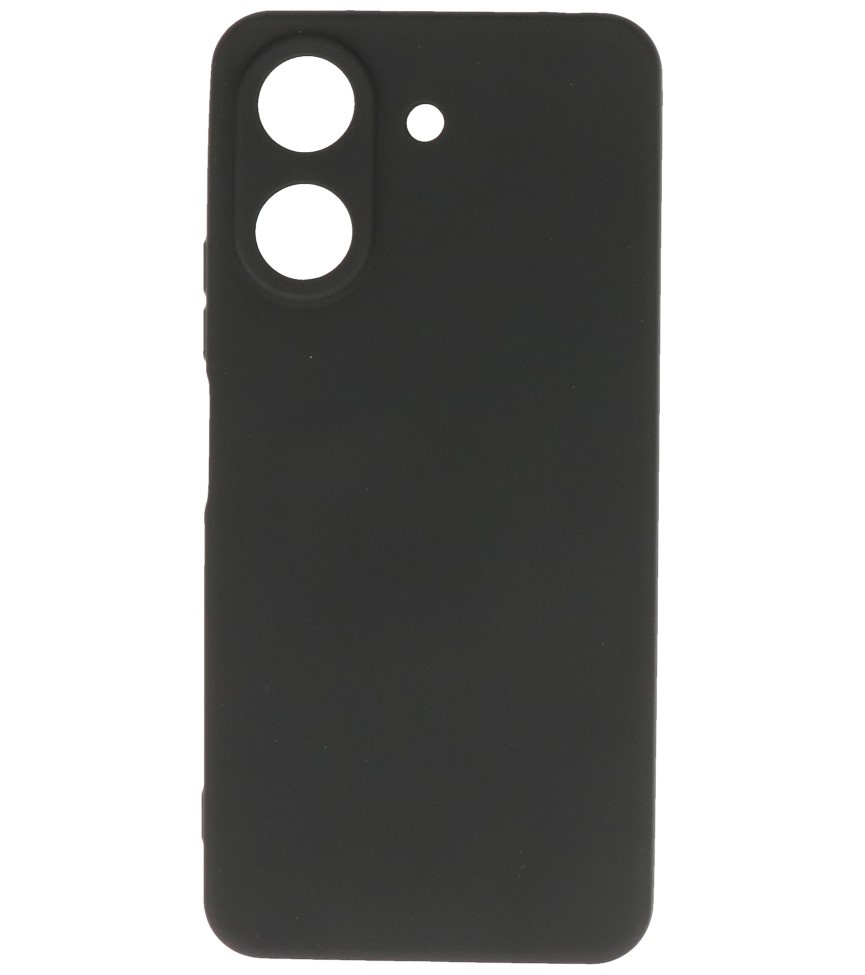 Fashion Color TPU Hoesje Xiaomi Redmi 13C 4G Zwart