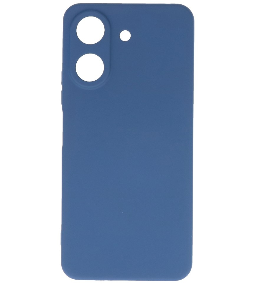 Modische farbige TPU-Hülle für Xiaomi Redmi 13C 4G, Marineblau