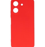 Fashion Color TPU Hülle Xiaomi Redmi 13C 4G Rot