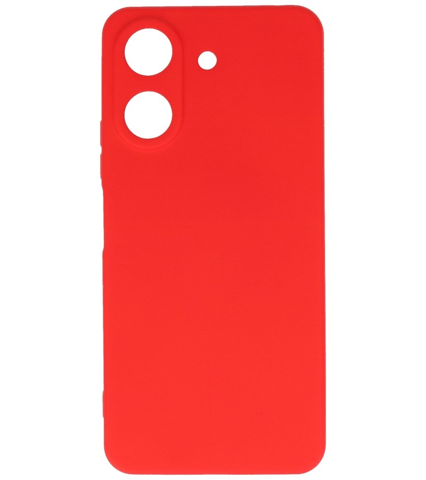 Fashion Color TPU Hülle Xiaomi Redmi 13C 4G Rot