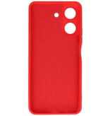 Coque TPU Couleur Mode Xiaomi Redmi 13C 4G Rouge