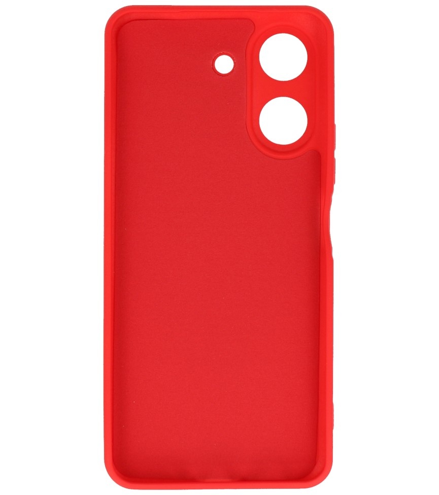 Custodia in TPU colore moda Xiaomi Redmi 13C 4G Rosso