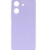 Fashion Color TPU Hoesje Xiaomi Redmi 13C 4G Paars