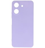 Coque en TPU couleur tendance Xiaomi Redmi 13C 4G violet