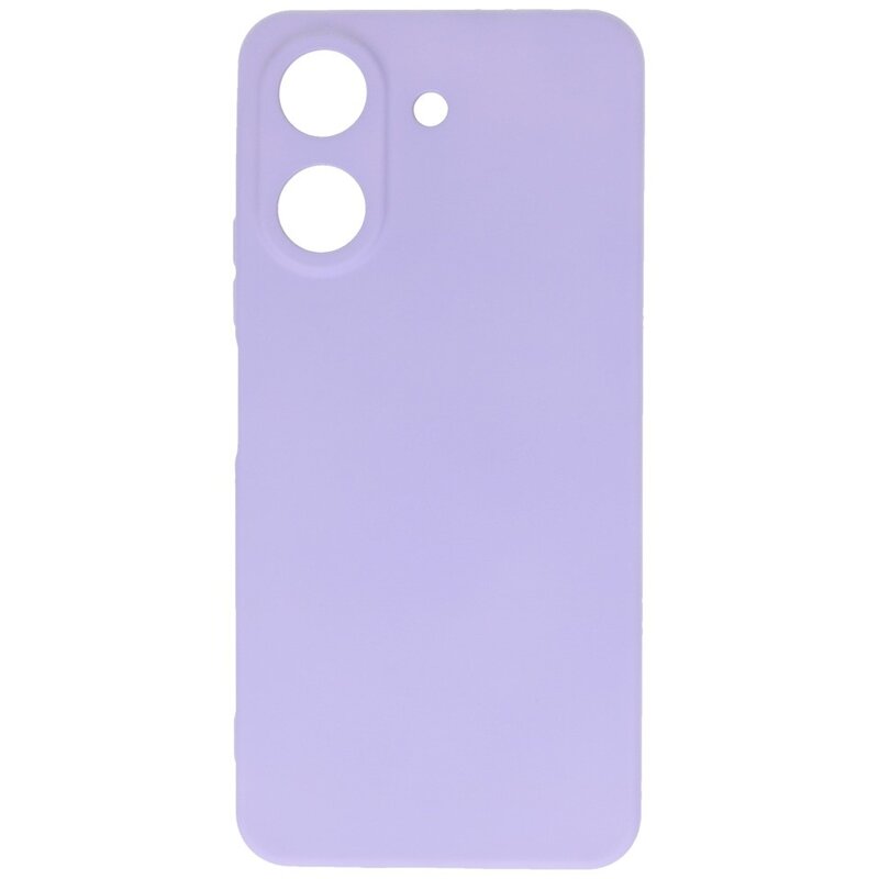 Coque en TPU couleur tendance Xiaomi Redmi 13C 4G violet