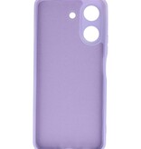 Coque en TPU couleur tendance Xiaomi Redmi 13C 4G violet