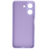 Coque en TPU couleur tendance Xiaomi Redmi 13C 4G violet