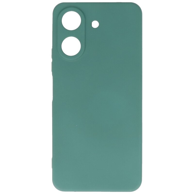 Fashion Color TPU Hülle Xiaomi Redmi 13C 4G Dunkelgrün