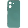 Coque en TPU couleur mode Xiaomi Redmi 13C 4G vert foncé
