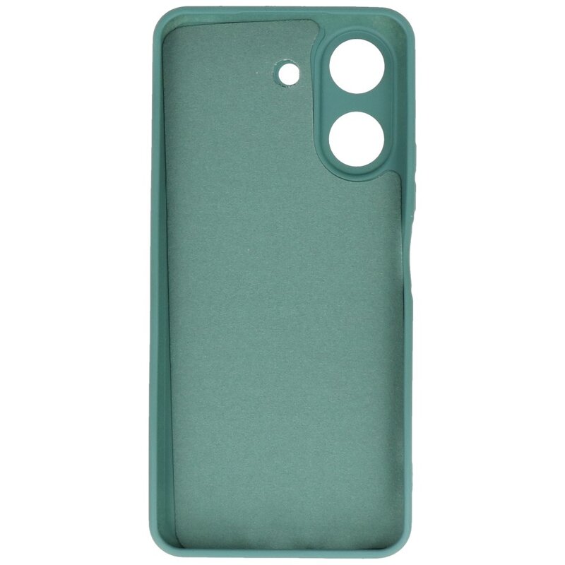 Coque en TPU couleur mode Xiaomi Redmi 13C 4G vert foncé