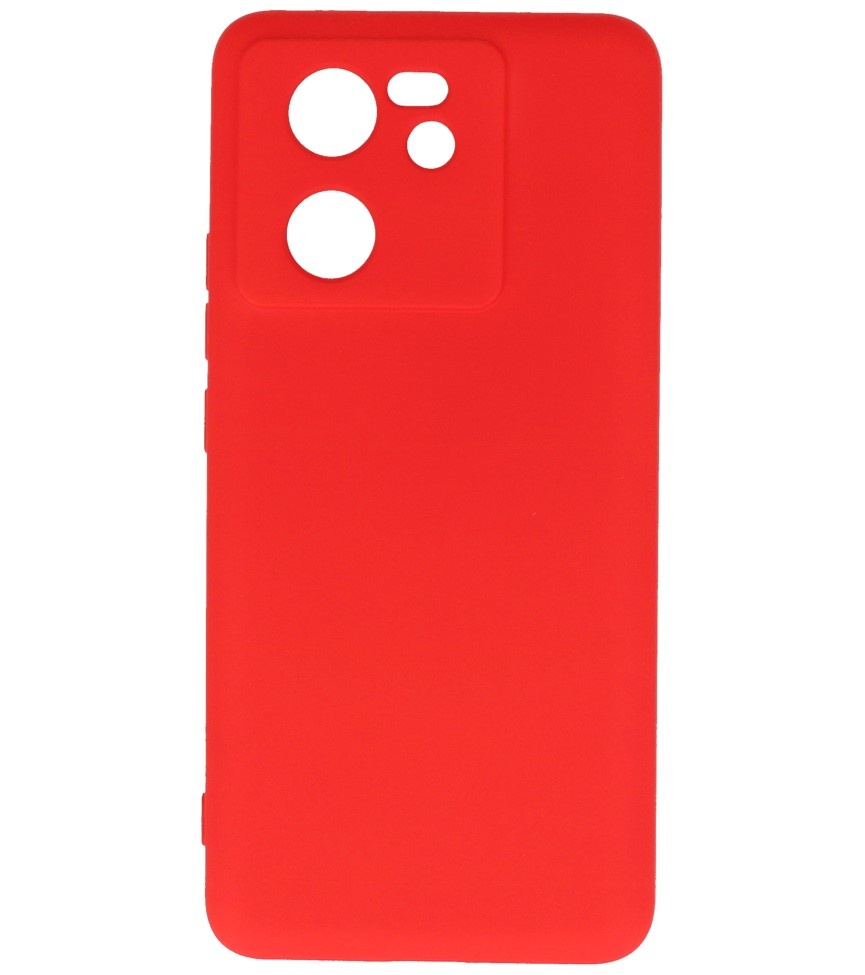 Coque TPU Couleur Mode Xiaomi 13T 5G / 13T Pro 5G Rouge