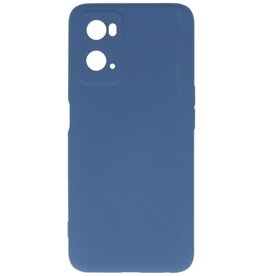 Custodia in TPU colorata alla moda OPPO A76 Blu scuro