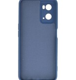 Fashion Color TPU Hoesje OPPO A76 Navy