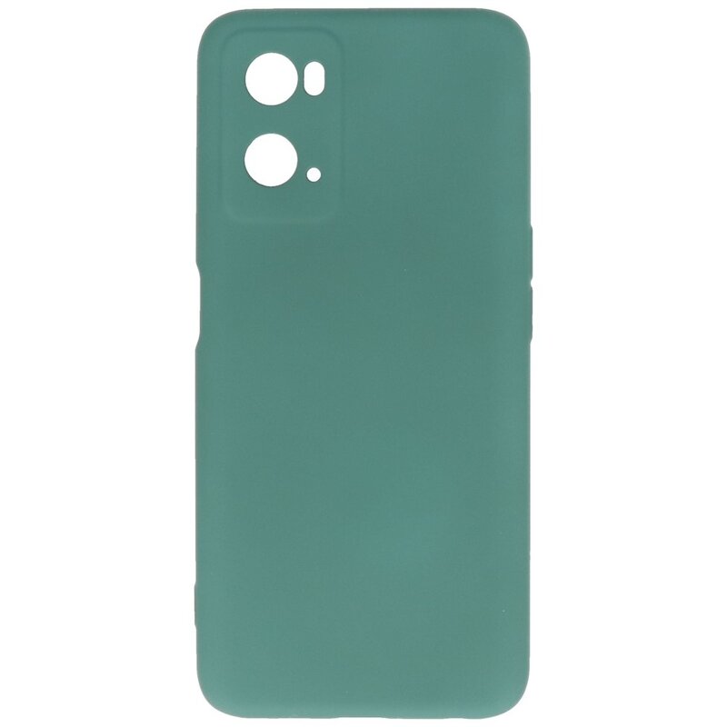 Custodia in TPU color moda OPPO A76 verde scuro