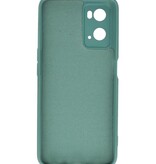 Fashion Color TPU taske OPPO A76 mørkegrøn