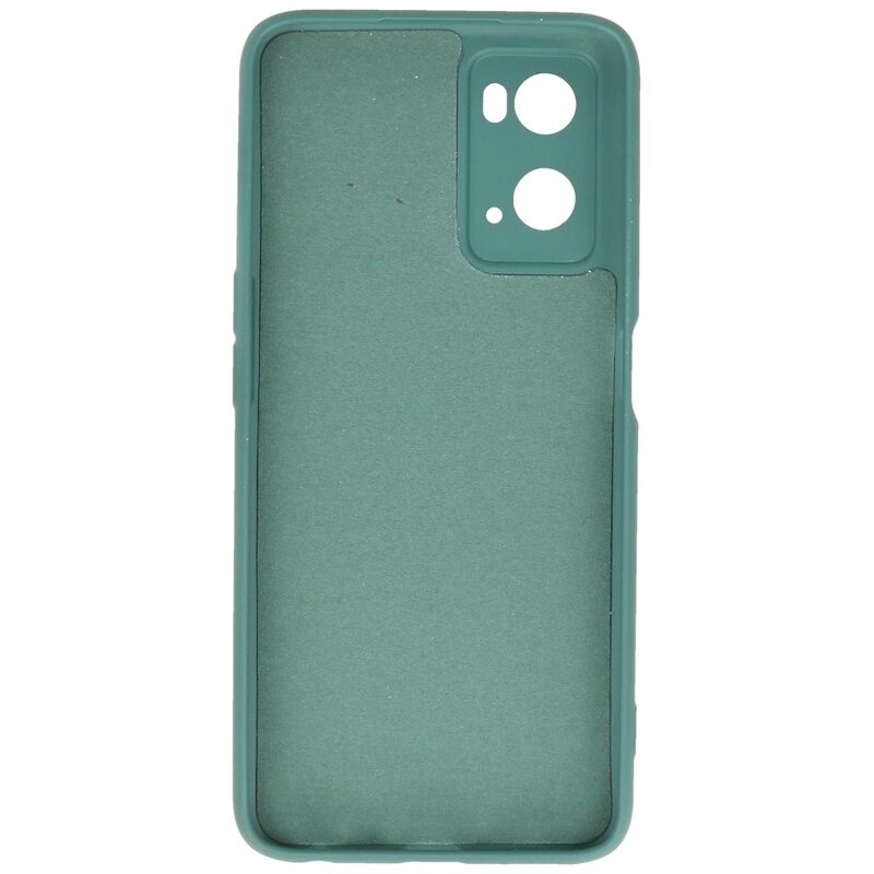 Modefarbene TPU-Hülle OPPO A76 Dunkelgrün