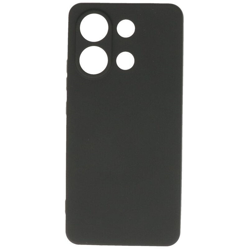 Fashion Color TPU-Hülle für Xiaomi Redmi Note 13 4G Schwarz