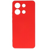Fashion Color TPU-Hülle für Xiaomi Redmi Note 13 4G Rot