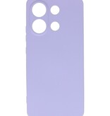Fashion Color TPU Case for Xiaomi Redmi Note 13 4G Purple