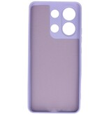 Coque TPU Couleur Mode pour Xiaomi Redmi Note 13 4G Violet