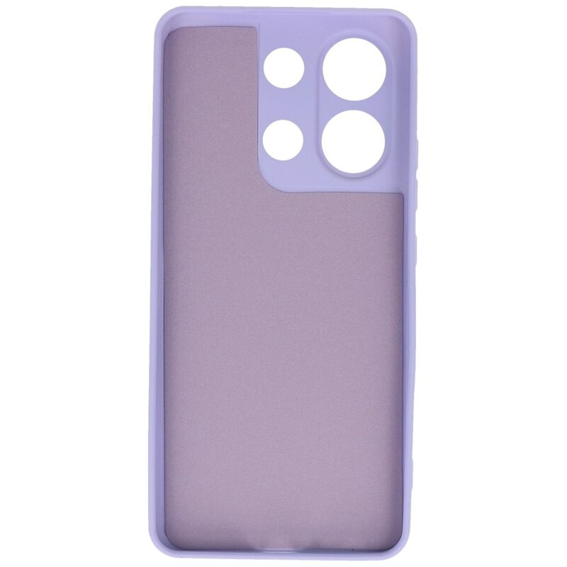 Coque TPU Couleur Mode pour Xiaomi Redmi Note 13 4G Violet
