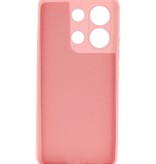 Fashion Color TPU-cover til Xiaomi Redmi Note 13 4G Pink