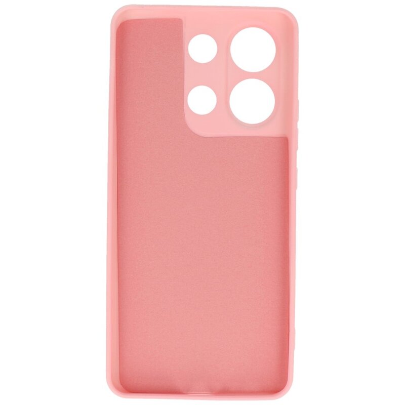 Fashion Color TPU-Hülle für Xiaomi Redmi Note 13 4G Pink