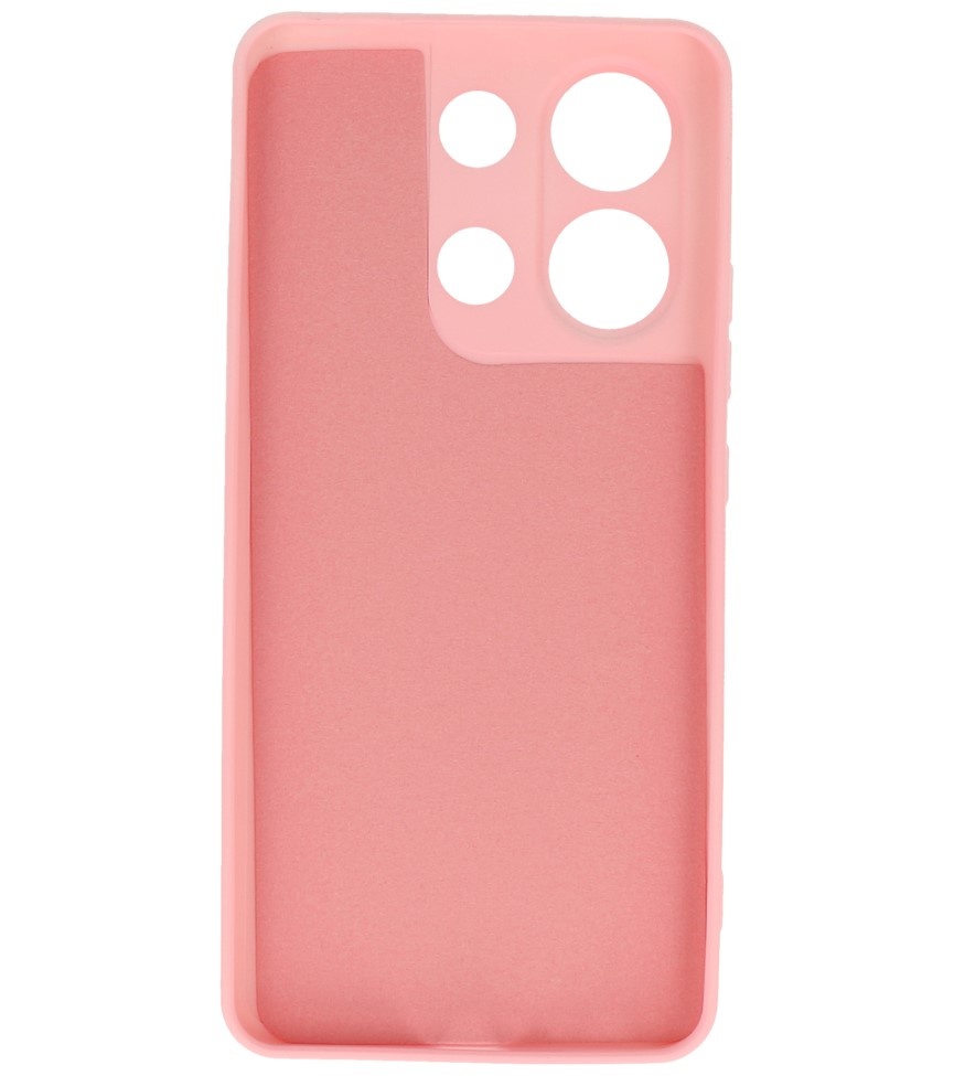 Fashion Color TPU-Hülle für Xiaomi Redmi Note 13 4G Pink