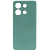 Funda TPU Color Moda para Xiaomi Redmi Note 13 4G Verde Oscuro
