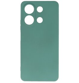 Custodia in TPU colorata alla moda Xiaomi Redmi Note 13 4G Verde scuro