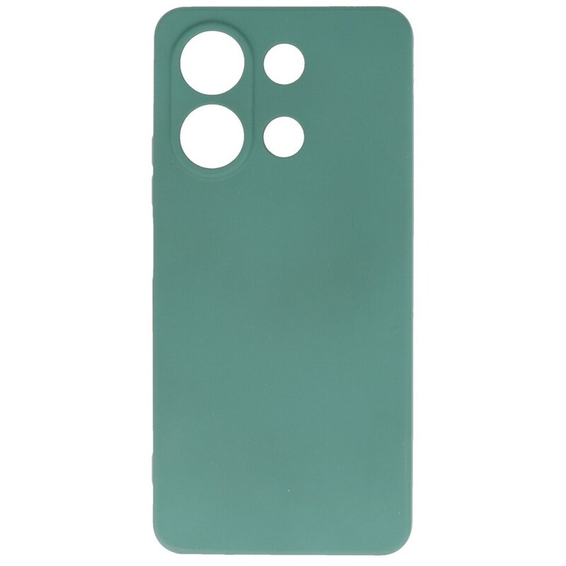 Funda TPU Color Moda para Xiaomi Redmi Note 13 4G Verde Oscuro