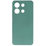 Coque en TPU couleur tendance Xiaomi Redmi Note 13 4G vert foncé