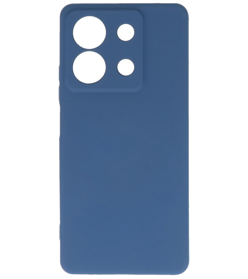 Modische farbige TPU-Hülle für Xiaomi Redmi Note 13 5G, Marineblau