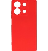 Fashion Color TPU Hoesje voor Xiaomi Redmi Note 13 5G Rood