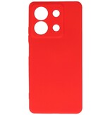 Fashion Color TPU-Hülle für Xiaomi Redmi Note 13 5G Rot