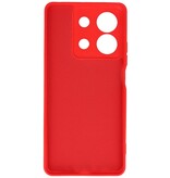 Fashion Color TPU-cover til Xiaomi Redmi Note 13 5G Rød
