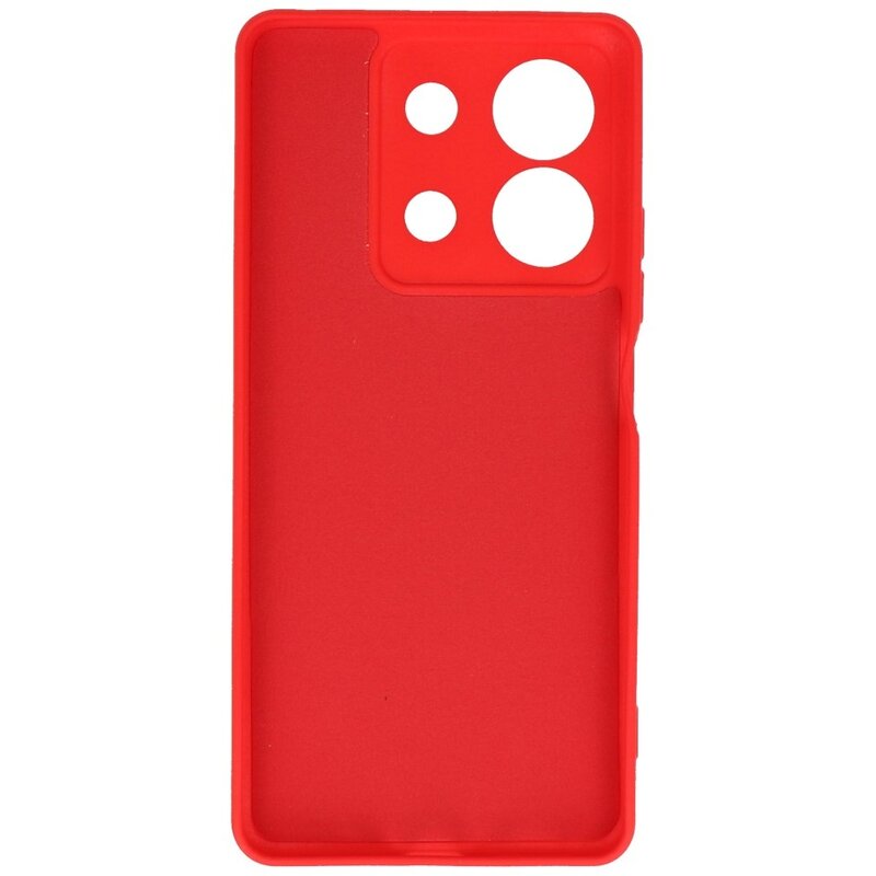 Funda TPU Color Moda para Xiaomi Redmi Note 13 5G Rojo