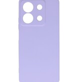 Fashion Color TPU Case for Xiaomi Redmi Note 13 5G Purple