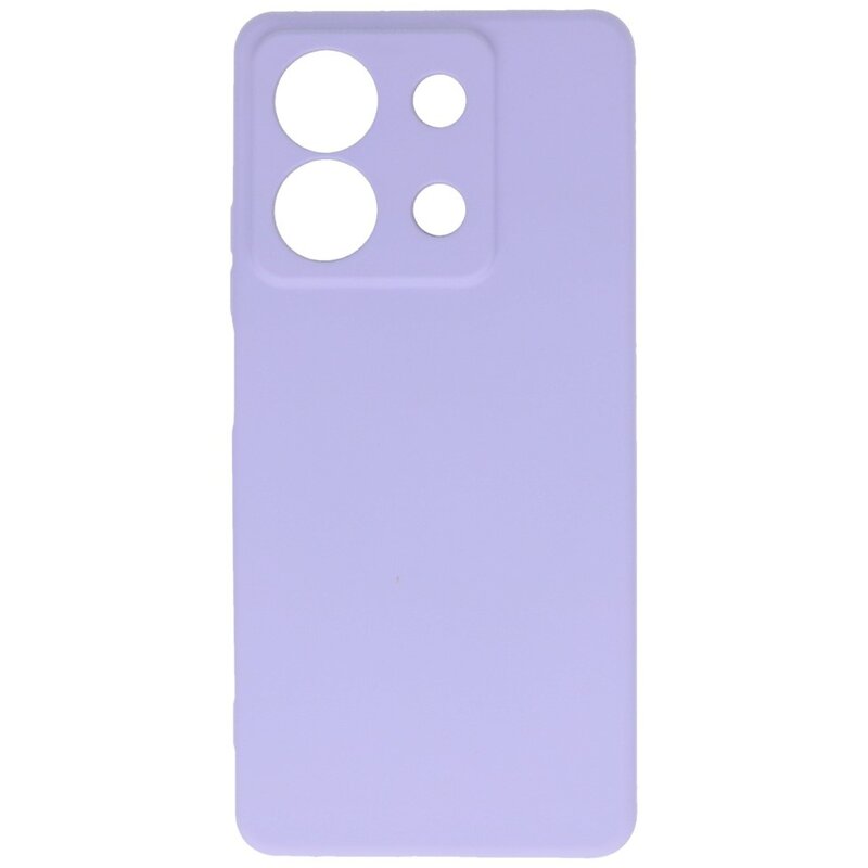 Fashion Color TPU Hoesje voor Xiaomi Redmi Note 13 5G Paars