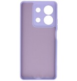 Fashion Color TPU-Hülle für Xiaomi Redmi Note 13 5G Lila