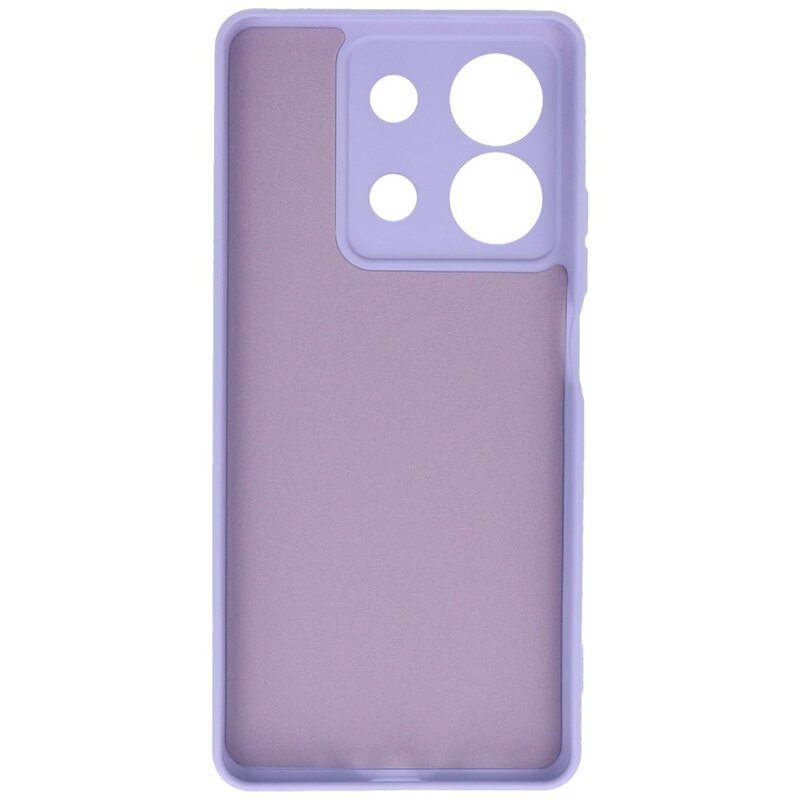 Fashion Color TPU-cover til Xiaomi Redmi Note 13 5G Lilla