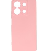 Fashion Color TPU-cover til Xiaomi Redmi Note 13 5G Pink