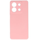 Coque TPU Couleur Mode pour Xiaomi Redmi Note 13 5G Rose