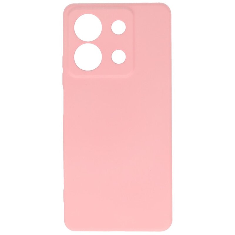 Fashion Color TPU-Hülle für Xiaomi Redmi Note 13 5G Pink