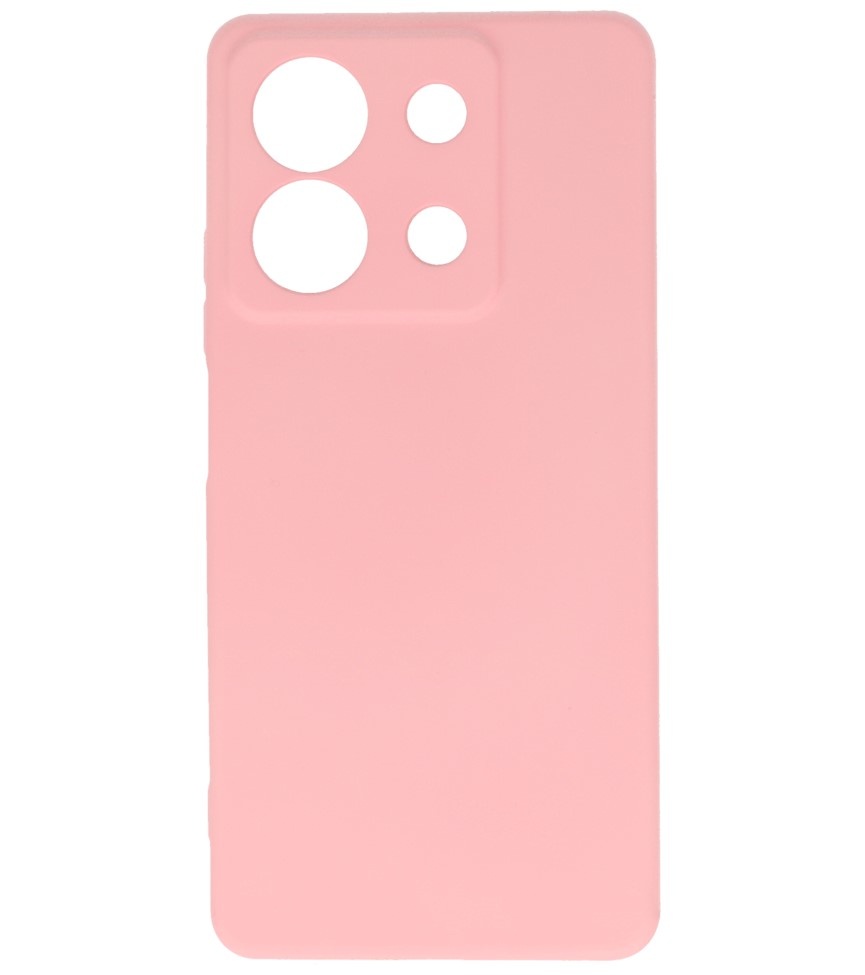 Fashion Color TPU Case for Xiaomi Redmi Note 13 5G Pink