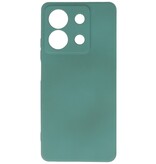 Fashion Color TPU Hoesje voor Xiaomi Redmi Note 13 5G Donker Groen