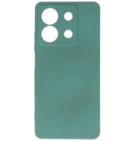 Custodia in TPU colorata alla moda Xiaomi Redmi Note 13 5G Verde scuro