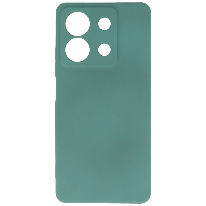 Funda TPU Color Moda para Xiaomi Redmi Note 13 5G Verde Oscuro