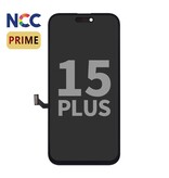 NCC Prime incell LCD-montage voor iPhone 15 Plus Zwart + Gratis MF Full Glass Winkel Waarder € 15