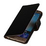 Washed Leather Bookstyle Case for Galaxy E5 Black